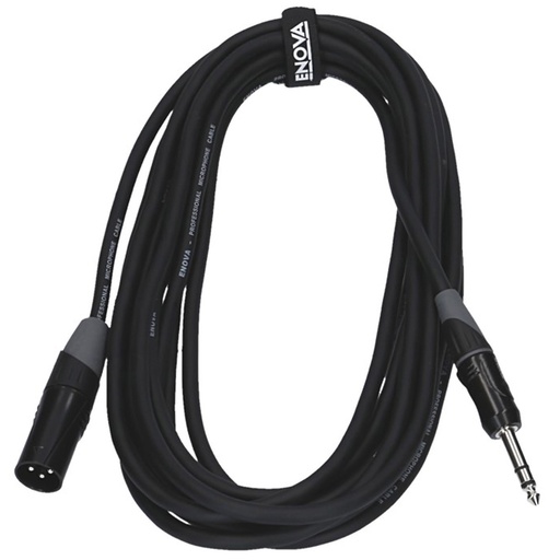[XLMPLM3-6] CABLE MICRO ENOVA XLR M - JACK ST 6M