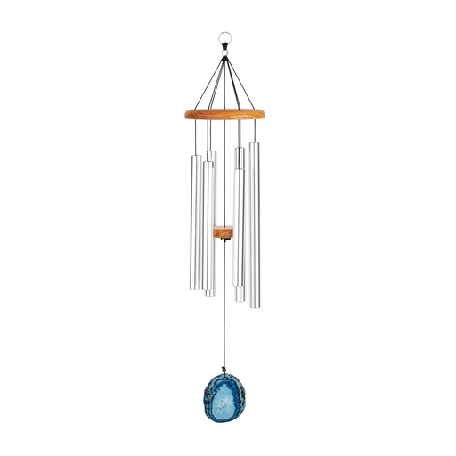 [BAMC29S] CHIMES SONIC ENERGY AGATE 29", ARGENT