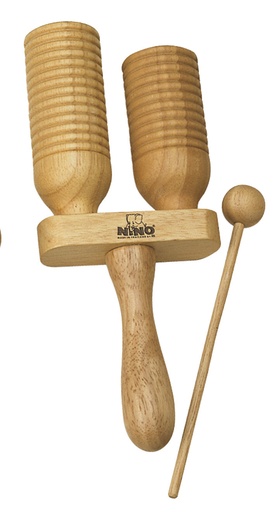 [NINO560] JEU 2 CLOCHES A-GO-GO NINO BOIS