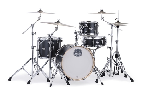 [MM486SKD] Batterie MAPEX Mars maple travel kit 4f matte bla Jazz - GC18