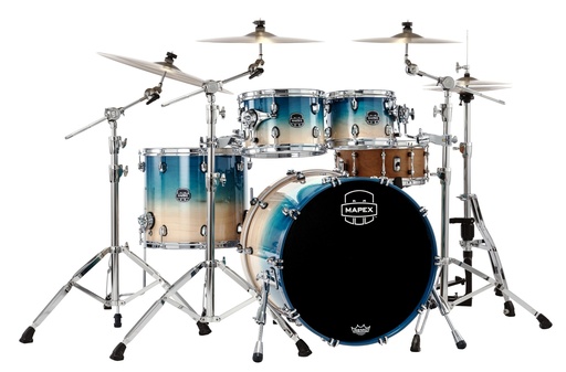[SR529XUUQ] MAPEX SATURN 4 FUTS AQUA FADE