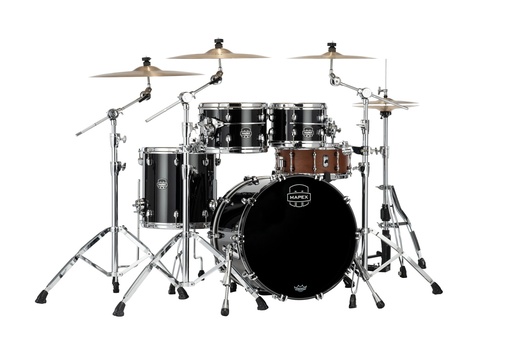 [SE504XMPB] Batterie MAPEX Saturn evo 4 futs piano black  Fusion - GC20
