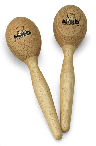 [NINO565] MARACAS NINO BOIS OVALES PETIT