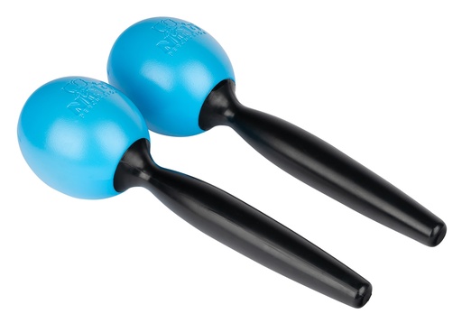 [NINO575SB] MARACAS NINO PLASTIQUE RONDS MEDIUM BLEU