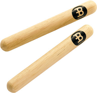 [CL1] PAIRE DE CLAVES MEINL BOIS DUR NATUREL