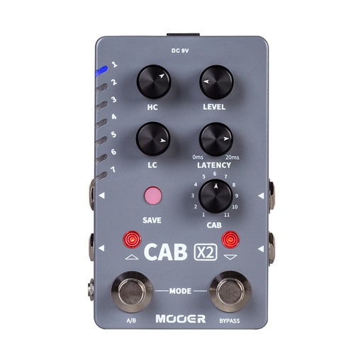 [CABX2] PEDALE MOOER CAB X2