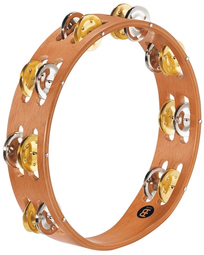 [TA2MSNT] TAMBOURIN MEINL BOIS NATUREL 2R CYMB N/L