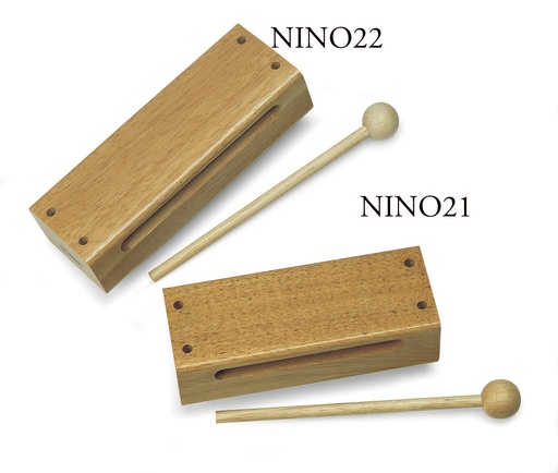 [NINO21] WOODBLOCK NINO 16 CM MAILLOCHE
