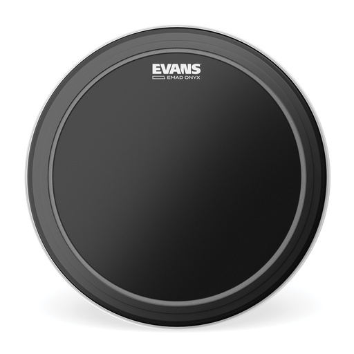 [BD18EMADONX] EVANS EMAD Onyx Bass Drum Head, 18 "