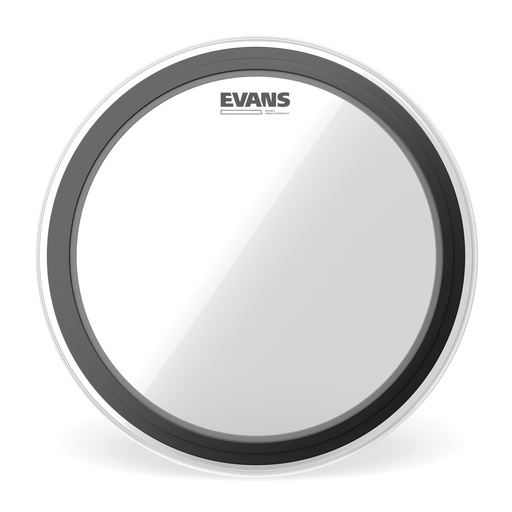 [BD18EMADHW] EVANS EMAD Heavyweight Clear Bass Drum Head, 18 "