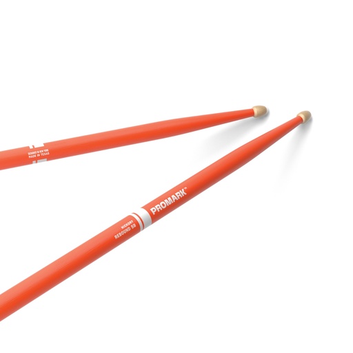 [RBH595AW-ORANGE] ProMark Rebound 5B Painted Orange Hickory Drumstick, Acorn Wood Tip