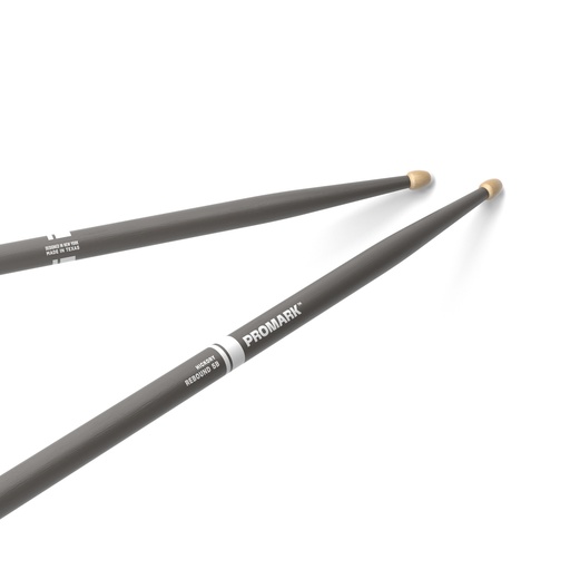 [RBH595AW-GRAY] ProMark Rebound 5B Painted Gray Hickory Drumstick, Acorn Wood Tip