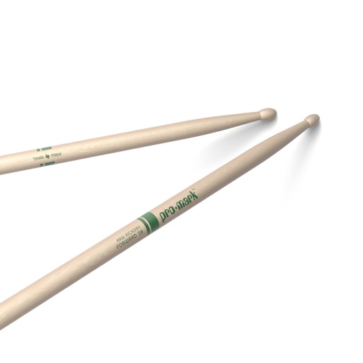 [TXR2BW] ProMark Classic Forward 2B Raw Hickory Drumstick, Oval Wood Tip