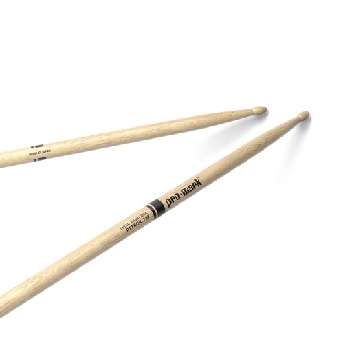 [PW727W] ProMark Classic Attack 727 Shira Kashi Oak Drumstick, Oval Wood Tip