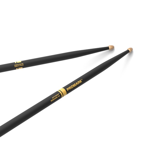 [R5AAG] ProMark Rebound 5A ActiveGrip Hickory Drumstick, Acorn Wood Tip