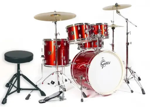 [GR801.442] Batterie complète GRETSCH Energy Intégrale + 3 Cymbales PAISTE FUSION - GC20