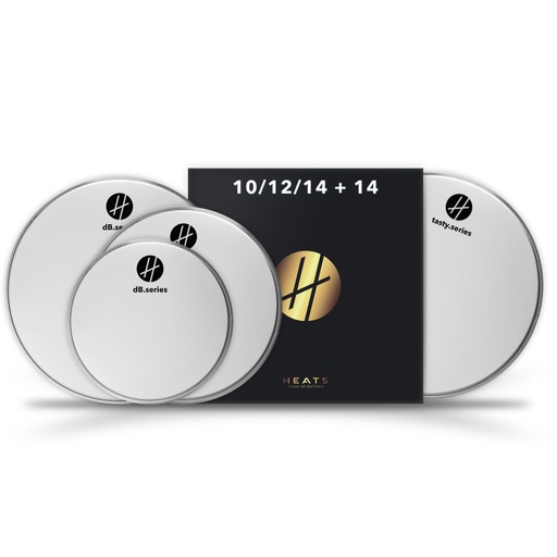[HDDBP4FS2] Pack dB.series sablée ou coated : 10“ 12“ 14“ + 14“ tasty sablée
