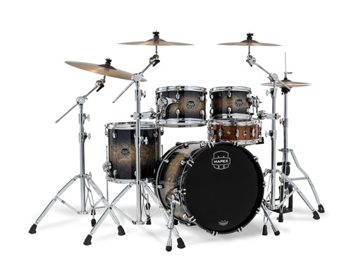 [SR504XZXG] Batterie MAPEX Saturn 4 futs black ink burst Fusion - GC20