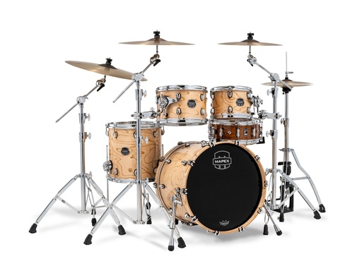 [SR504XZXN] Batterie MAPEX Saturn 4 futs natural maple burl Fusion - GC20