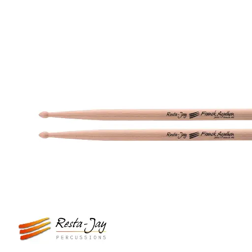 [CCFA2-Pair] Baguettes de Caisse-claire/Batterie - Signature Franck Agulhon – 2 baguettes - Hickory