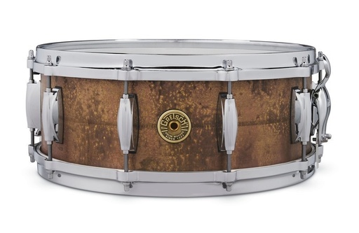 [GR820.645] Caisse claire USA Keith Carlock Signature GRETSCH Laiton 14" x 5,5"