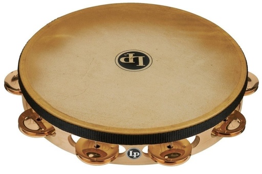 [LP861.625] Tambour de basque 10" - 1 Rangée Bronze