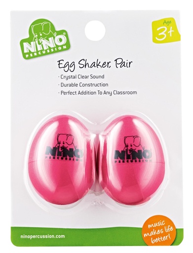 [NINO540SP2] PAIRE OEUF-SHAKER NINO ROSE