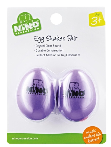 [NINO540AU2] PAIRE OEUF-SHAKER NINO VIOLET