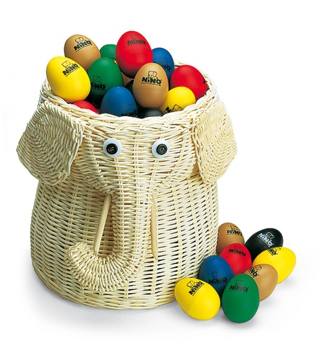 [VE80-NINO54] PANIER MEINL 80 OEUFS-SHAKERS COULEURS