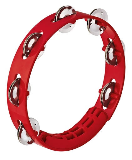 [NINO49R] TAMBOURIN NINO ABS 8"/1 RANG ROUGE