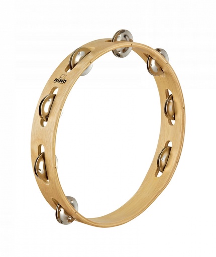 [NINO14] TAMBOURIN NINO BOIS 10"/1 RANG