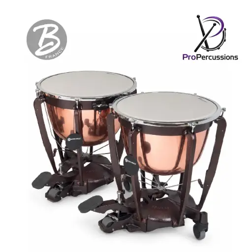 [SS26DKP] Timbales BERGERAULT 26" – Série Standard Symphonique | Fût cuivre profond poli