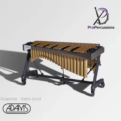 [VAWA30G-13] Vibraphone ADAMS 3.0 oct – Série ALPHA | Graphite - Satin Gold - Clavier : or