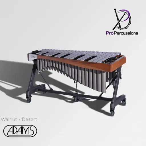 [VAWA35S-22] Vibraphone ADAMS 3.5 oct – Série ALPHA | Walnut - Desert - Clavier : argent