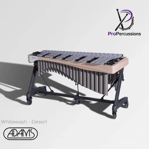 [VAWA35S-32] Vibraphone ADAMS 3.5 oct – Série ALPHA | Whitewash - Desert - Clavier : argent