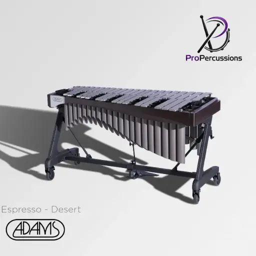 [VAWA40S-42] Vibraphone ADAMS 4.0 oct – Série ALPHA | Espresso - Desert - Clavier : argent