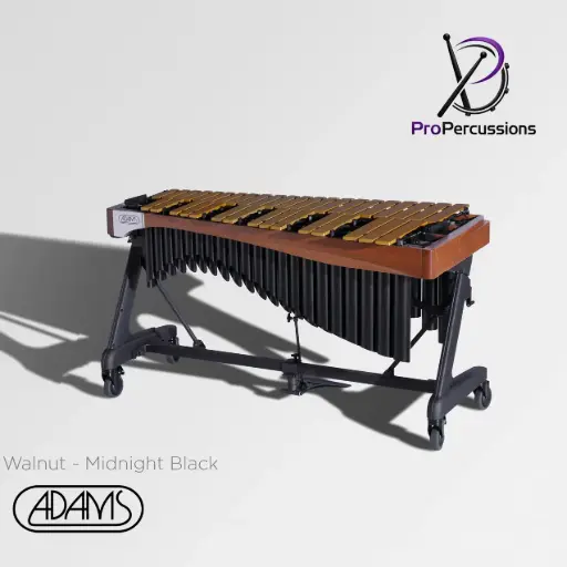 [VAWA40G-21] Vibraphone ADAMS 4.0 oct – Série ALPHA | Walnut - Midnight Black - Clavier : or