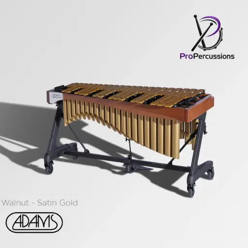 [VAWA40G-23] Vibraphone ADAMS 4.0 oct – Série ALPHA | Walnut - Satin Gold - Clavier : or