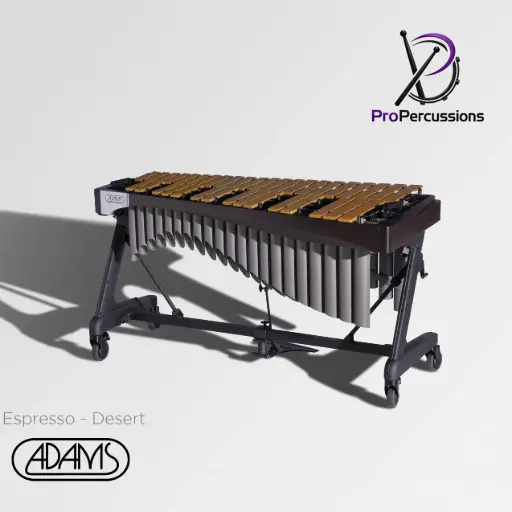 [VAWA40G-42] Vibraphone ADAMS 4.0 oct – Série ALPHA | Espresso - Desert - Clavier : or