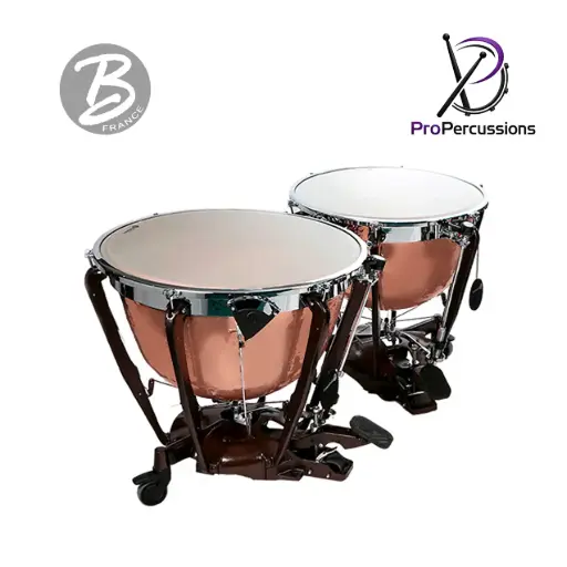 [SS29F] Timbales BERGERAULT 29" – Série Standard Symphonique | Fût fibre de verre