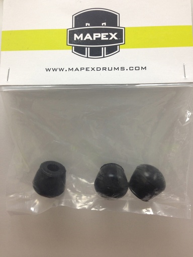 [MFTLRT3] MAPEX PACK DE 3 CAOUTCHOUCS TOM BASSE