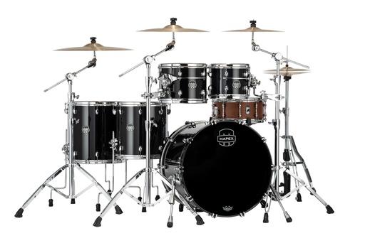 [SE628XMPB] Batterie MAPEX Saturn evo 5 futs piano black Ultra Rock - GC22