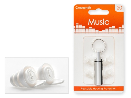 [CRE-MU20] Music 20 - Filtres Auditifs - Protection SNR 19dB