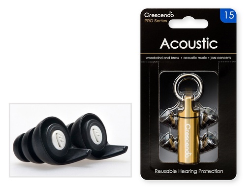 [CRE-PRO15] Pro Acoustic 15 - Filtres Auditifs - Protection SNR 15dB
