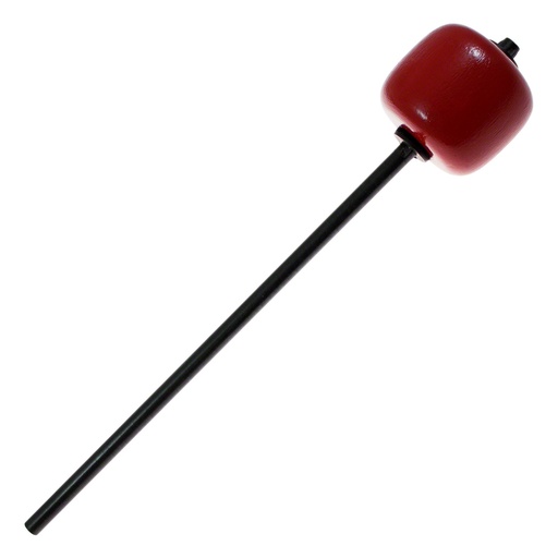 [DAN-205A] 205A - Batte Pédale GC - Bois Dur Rouge - Tige Longue Noire