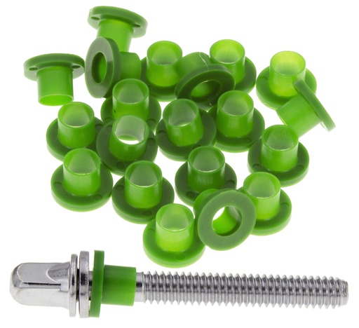[DAN-TRW20G] TRW20G - Rondelles nylon pour tirants - Vert (x20)