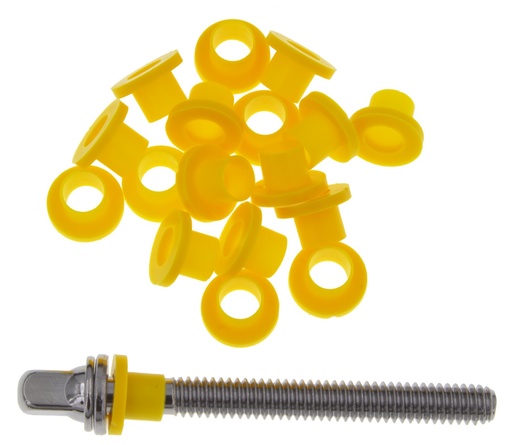 [DAN-TRW50Y] TRW50Y - Rondelles nylon pour tirants - Jaune (x50)