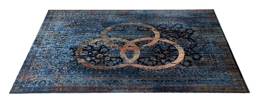 [DNB-VP185-BNZ] VP185-BNZ - Tapis Vintage Persian 1.85 x 1.60m Antidérapant - Bonzo