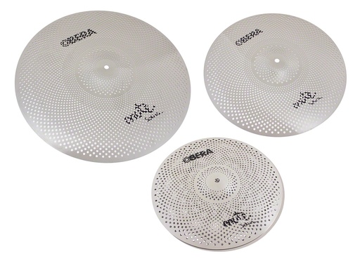[OBE-MU-SET3] Pack 3 Cymbales Silencieuses Mute - 14/16/20 | OBERA