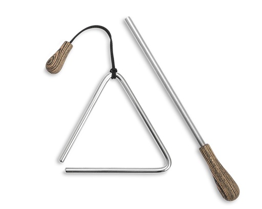 [ROH-618058] Triangle en acier - 10cm + Baguette